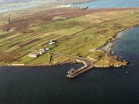 Aerial view of Belmullet, November 1985. - Lyons0018183.jpg  Aerial view of Belmullet, November 1985.