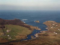 Aerial view of Belmullet, November 1985. - Lyons0018184.jpg  Aerial view of Belmullet, November 1985.