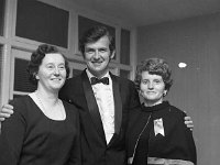Castlebar International Song Contest 1969 - Lyons0005227.jpg  Castlebar International Song Contest 1969: Mrs Mary B Jennings, proprietor of the Travellers Friend Hotel and her sister Mrs Phil Duffy with Brendan o' Reilly RTE. : Castlebar Song Contest, Duffy, Jennings, O'Reilly