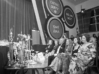 Castlebar International Song Contest 1972 - Lyons0005451.jpg  Castlebar Song Contest 1972. Sponsors and trophies on display. : Castlebar Song Contest
