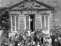 Castlebar International song Contest, 1975 - Lyons0005551.jpg  Castlebar Song Contest 1975. Group from contest at Westport House on day off. : Castlebar Song Contest
