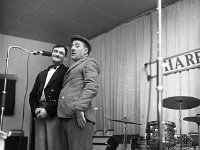 21st Castlebar Song Contest, 1967 - Lyons0005727.jpg  Castlebar Song Contest 1967. Tom and Pascal from Limerick on stage. : Castlebar Song Contest, Pascal, Tom