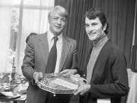 Castlebar Song Contest 1976 - Lyons0005763.jpg  Vic Dawton winning composer four times winner at Castlebar. Here at the Press reception in Breaffy House. : Castlebar Song Contest, Dawton