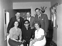 Roy Orbison in the Royal Ballroom, Castlebar, 1963.. - Lyons0012311.jpg  Roy Orbison in the Royal Ballroom, Castlebar, 1963. . Roy Orbison seated centre with Mrs B Jennings at left. At right Mrs Dan O'Neill. Back row L-R : Paddy jennings proprietor of the Royal Ballroom, Gerry McDonnell, Castlebar and Dan O'Neill, Ireland West Galway. : 1963 Roy Orbison in the Royal Ballroom 4.tif, Castlebar, Lyons collection, Personalities