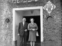 Mary and Paddy Jennings proprietors of the Travellers Friend Hot - Lyons0012349.jpg  Mary and Paddy Jennings proprietors of the Travellers Friend Hotel, Castlebar, December 1969 : 196912 Mary & Paddy Jennings.tif, Castlebar, Lyons collection