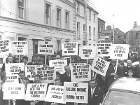 NFA protest in Castlebar, October 1965 - Lyons0012442.jpg  Go-kart racing in Castlebar, September 1965. : 19651016 NFA Protest march in Castlebar 5.tif, Castlebar, Farmers Journal, Lyons collection