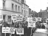 NFA protest in Castlebar, October 1965 - Lyons0012444.jpg  Go-kart racing in Castlebar, September 1965. : 19651016 NFA Protest march in Castlebar 8.tif, Castlebar, Farmers Journal, Lyons collection