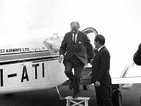 An Taoisech Jack Lynch arriving in Castlebar June 1969. - Lyons0012578.jpg  An Taoiseach Jack Lynch being welcomed to Castlebar airport by Airport Manager Jim Ryan, June 1969. : 19690611 Jack Lynch arriving in Castlebar 2.tif, Castlebar, Lyons collection