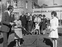 The opening of Jack Putt at Breaffy House Hotel, September 1969. - Lyons0012593.jpg  The opening of Jack Putt at Breaffy House Hotel, September 1969. Champion golfer Joe Carr cutting the tape at the opening of the Jack Putt. At right Ms Una Lee. : 19690922 Opening of Jack Putt at Breaffy House 3.tif, Castlebar, Lyons collection