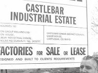 Industrial Development sites, Castlebar, November 1971.. - Lyons0012740.jpg  Industrial Development sites, Castlebar, November 1971. Cllr Dick Morrin looking at the site for sale. : 1971 Misc, 19711126 Industrial Development sites for Tom Courelle Western P, Castlebar, Lyons collection