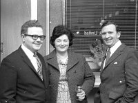 Opening of Ulster Bank in Castlebar, March 1972. - Lyons0012778.jpg  Opening of Ulster Bank in Castlebar, March 1972. Mr & Mrs O' Malley, proprietors of supermarket on Mc Hale Rd with gentleman from Ulster Bank. : 1972 Misc, 19720306 Opening of Ulster Bank in Castlebar 8.tif, Castlebar, Lyons collection