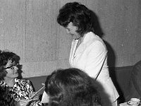 Tenth anniversary mass in Breaffy House Hotel, June 1973.  . - Lyons0012861.jpg  Tenth anniversary mass in Breaffy House Hotel, June 1973.  Mary Culhane Head Housekeeper Breaffy House Hotel receiving a presentation from Una Lee. : 19730629 10th Anniversary Mass in Breaffy House 4.tif, Castlebar, Lyons collection