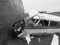 Plane crash at Travanol laboratory Castlebar, May 1974 - Lyons0012894.jpg  Plane crash at Travanol laboratory Castlebar, May 1974 : 1974 Misc, 19740509 Plane crash at Travanol laboratory Castlebar 2.tif, Castlebar, Lyons collection