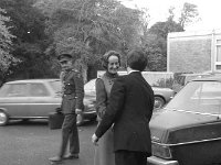 Michael Cadden Manager of Breaffy House welcoming President Chil - Lyons0012912.jpg  Michael Cadden Manager of Breaffy House welcoming President Childer's wife, October 1974 : 19741016 Mrs Childers arriving at Breaffy House 1.tif, Castlebar, Lyons collection