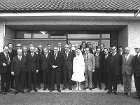 Opening of Sacred Heart Home Castlebar, October 1977. - Lyons0012957.jpg  Opening of Sacred Heart Home Castlebar, October 1977.  Included in this photo are Michael O' Morain TD; Willie Cresham Cllr MCC; Jack Garrett MCC County Medical Officer; Labour Minister for Health Brendan Corish; Dr Langan, Castlebar; the Matron of the Hospital; Paddy O' Toole Fine Gael TD and other local politicans and members of the Health Board. Castlebar. : 1977 Misc, 19771030 Opening of Sacred Heart Home 4.tif, Castlebar, Lyons collection
