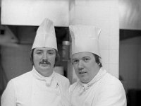 Two chefs in Breaffy House Hotel, March 1980.. - Lyons0013004.jpg  Two chefs in Breaffy House Hotel, March 1980. : 19800302 Breaffy House Hotel.tif, Castlebar, Lyons collection