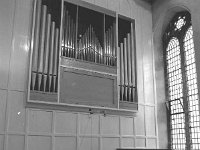 The organ and pipes in Castlebar church, January 1988. - Lyons0013124.jpg  The organ and pipes in Castlebar church, January 1988. : 19880127 Organ in Castlebar Church.tif, Castlebar, Lyons collection