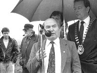 Official opening of the Ceide Fields Visitor Centre, 1993. - Lyons00-20773.jpg  Dr Seamus Caulfield Professor of Archaeology UCD speaking at the opening of the Ceide Fields Visitor Centre. : 19930828 Official Opening of the Ceide Fields 8.tif, Ceide Fields, Lyons collection