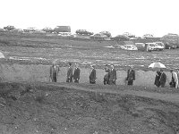 Official opening of the Ceide Fields Visitor Centre, 1993. - Lyons00-20774.jpg  Arriving for the official opening of the Ceide Fields Visitor Centre. : 19930828 Official Opening of the Ceide Fields 9.tif, Ceide Fields, Lyons collection