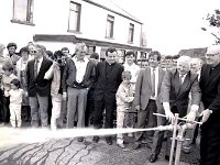 Group water scheme, Clare Island - Lyons0009134.jpg  Martin Joe O' Toole, Louisburgh and Archbishop Joe Cunnane turning on the Clare Isalnd group water scheme. (Neg 29A 30)