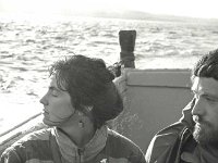 A couple enjoying the sea breeze coming from Clare Island. - Lyons0009152.jpg  A couple enjoying the sea breeze coming from Clare Island. (Neg 35A 36)