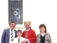 Clare Island confirmation day.. - Lyons0009180.jpg  Clare Island. Bernard and Mary Mc Cabe with their son on Confirmation day. Bernard runs the pub at the harbour and his wife Mary is the Principal in the National School. (Neg 3A 4)