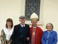 Clare Island confirmation day.. - Lyons0009186.jpg  Archbishop Cassidy with Clare Island natives on his visit to Clare Island on Confirmation day. (Neg 7A 8)