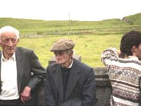 Two Clare Island men on Confirmation day. - Lyons0009190.jpg  Two Clare Island men on Confirmation day. (Neg 18A 19)