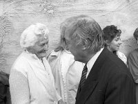 Launch of new Clare Island Survey. - Lyons0009200.jpg  Launch of new Clare Island Survey. CHarles Haughey greeting Mrs O' Grady, Chris O' Grady's mother.