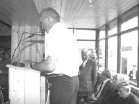 Launch of new Clare Island Survey. - Lyons0009212.jpg  Launch of new Clare Island Survey. Chris O' Grady speaking at the launch. (Neg 11A)