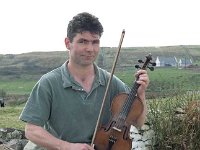 Clare Island. Young musician. - Lyons0009224.jpg  Clare Island. Young musician.