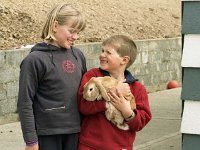 Clare Island. Children with their pet. - Lyons0009236.jpg  Clare Island. Children with their pet.