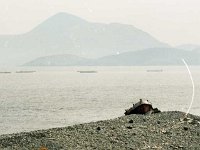 Clare Island: The wreck of Chris Grady's ferry - Lyons0009250.jpg  Clare Island: The wreck of Chris Grady's ferry from which Chris had a lucky escape.