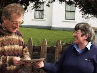 Fr Ned Crosbie receiving his post  on Clare Island - Lyons0009253.jpg  Fr Ned Crosbie receiving his post  on Clare Island.