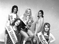 Miss Claremorris, August 1971. - Lyons0013245.jpg  Miss Claremorris, August 1971. : 197108 Ms Claremorris finalists with Ms Wall from Claremorris.tif, Claremorris, Commercial, Lyons collection