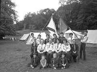 Members of Catholic Boy Scouts of Ireland, Claremorris. - Lyons0013258.jpg  Members of Catholic Boy Scouts of Ireland, Claremorris, camping at Westport House. Scout leader Seamus Mc Loughlin seated centre. August 1988. : 198808 Claremorris Boy Scouts.tif, Claremorris, Lyons collection