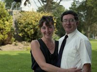 Breeda and Paddy McCallig, Claremorris who were attending a wedding, September 1991. - Lyons0013259.jpg  Breeda and Paddy McCallig, Claremorris who were attending a wedding, September 1991. : 199109 Breeda & Paddy McCallig.tif, Claremorris, Lyons collection