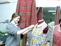 Home Economics class in Mount St Michael Secondary School .November 1994. - Lyons0013262.jpg  Sewing class in Mount St Michael Secondary School. : 199411 Mount St Michael Claremorris 3.tif, Claremorris, Irish Times, Lyons collection