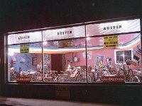 Cunnanes' Bicycle Shop window display.Claremorris, April 1967. - Lyons0013285.jpg  Cunnanes' Bicycle Shop window display.Claremorris, April 1967. : 19670406 Cunnane's Bicycle Shop.tif, Claremorris, Lyons collection