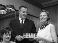 Kathleen Connolly Fish Cook Champion at the Reception in Claremorris, May 1967. - Lyons0013290.jpg  Arthur Hanley, Claremorris,  making a presentation to Miss H Curran Kathleen Connoly's teacher, fish cook champion, May 1967. : 19670522 Kathleen Connolly Fish Cook Champion at the Reception in Claremorris 5.tif, Lyons collection, Westport House