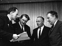 Pig breeders meeting in Claremorris, February 1970. - Lyons0013306.jpg  At right Donie Murphy ACOT.Pig breeders meeting in Claremorris, February 1970. : 19700212 Pig Breeders Meeting in Claremorris 3.tif, Claremorris, Farmers Journal, Lyons collection