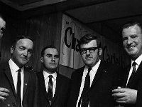 Ham Fair Brandy & Punch Reception in Claremorris, August 1970. - Lyons0013315.jpg  Claremorris Chamber of Commerce members at the Ham Festival, August 1970.  L-R : Michael J Reidy; Judge Paddy Brennan; Michael O' Mahony; ? and Arthur Hanley. : 1970 Misc, 19700821 Ham Fair Brandy & Punch Reception in Claremorris 4.tif, Claremorris, Lyons collection