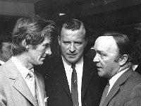 Claremorris Ham Fair Reception, August 1972. - Lyons0013370.jpg  Claremorris Ham Fair Reception, August 1972. At the press reception.   L-R : Tommy Higgins; Arthur Hanley and Paddy Brennan. : 1972 Misc, 19720816 Ham Fair Reception 1.tif, Claremorris, Lyons collection