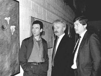 Some of the organising committee of Claremorris Arts Festival, August 1986. - Lyons0013504.jpg  Claremorris Arts Festival, August 1987. Centre John Kirrane Director of Claremorris Arts Festival with two guests. : 19870822 Claremorris Arts Festival 4.tif, Claremorris, Lyons collection