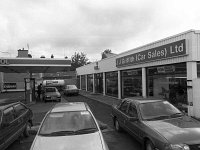 Griffith's Garage, Claremorris, September 1988. - Lyons0013513.jpg  Griffith's garage Claremorris, September 1988. : 19880903 Griffith's Garage 6.tif, Claremorris, Lyons collection