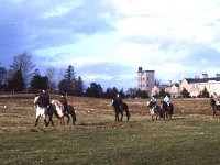 Hanleys' Riding School Claremorris, February, 1989. - Lyons0013528.jpg  The Hanley Riding School, Claremorris, riding through the grounds of Castlemagarrett, February 1990. : 19900216 Hanley's Riding School Claremorris 5.tif, Claremorris, Farmers Journal, Lyons collection