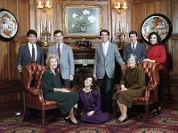 Dr Burke and his family from the US who stayed in Ashford Castle, Cong November 1987. - Lyons0018717.jpg  Dr Burke and his family from the US who stayed in Ashford Castle, Cong November 1987. : 198711 Dr Burke & family in Ashford Castle.tif, Cong, Lyons collection