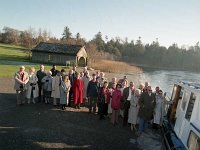 Boat trip on the Corrib from Ashford Castle, Cong, November 1988. - Lyons0018720.jpg  Boat trip on the Corrib from Ashford Castle, Cong, November 1988. : 198811 Boat trip on the Corrib.tif, Cong, Lyons collection