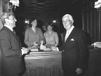 Presentation in Ashford Castle, Cong, September 1980 - Lyons0018753.jpg  Presentation in Ashford Castle. At left Rory Murphy with a VIP guest. Cong, September 1980. : 1980 Misc, 19800901 Presentation in Ashford Castle 4.tif, Cong, Lyons collection