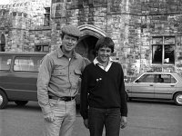 Golfer Tom Watson at Ashford Castle, Cong, July 1982. - Lyons0018759.jpg  Golfer Tom Watson and Robert Coakley at Ashford Castle, Cong, July 1982. : 19820704 Tom Watson & Robert Coakley.tif, Cong, Lyons collection